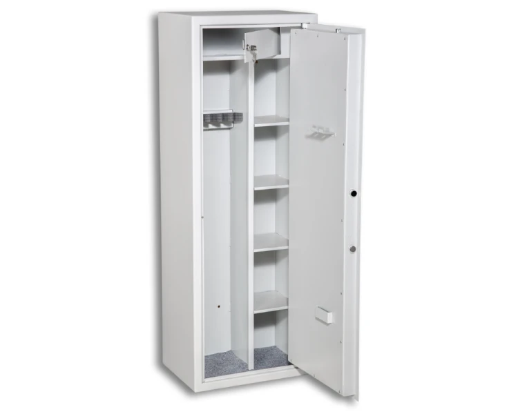 Bezpieczny sejf na broń z półkami S1 HIT OLIMP 5 certyfikowany