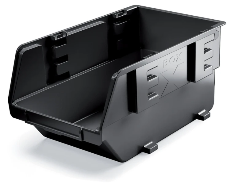 Duża kuweta warsztatowa czarna EXE 296 x 197 x 147 mm KEX30