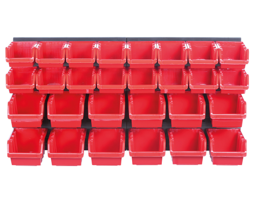 Zestaw tablica narzędziowa i 28 kuwet warsztatowych Orderline