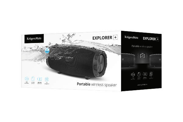 Głośnik Bluetooth z wbudowanym powerbankiem Explorer