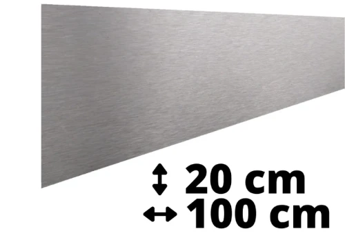 Odbojnica stal nierdzewna 20x100 cm