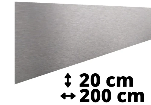 Odbojnica stal nierdzewna 20x200 cm