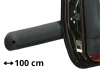 Ogranicznik gumowy na ścianę 100 cm czarny
