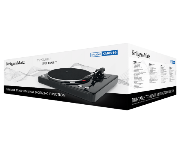 Gramofon adapter do płyt winylowych Kruger&Matz TT-501