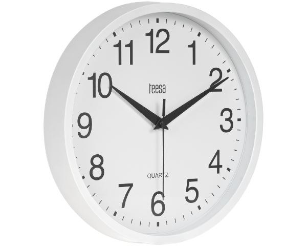 Zegar ścienny 25 cm Teesa - widok z boku
