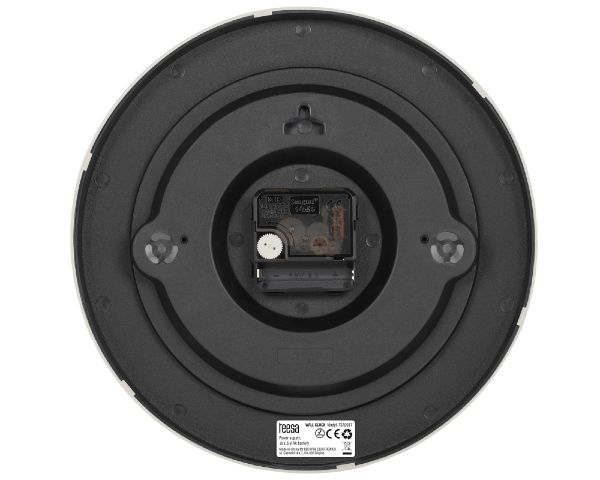 Zegar okrągły 25 cm na sciane Teesa - widok z tylu