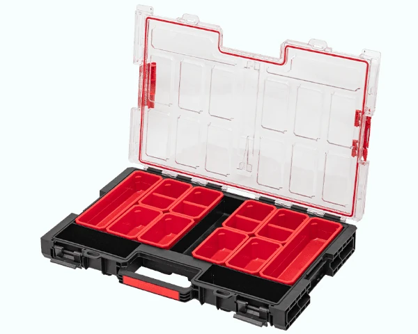 Organizer warsztatowy z 12 kubełkami Qbrick System One L 2.0