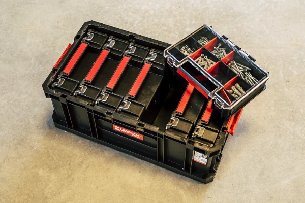 Zestaw kosz narzedziowy Qbrick Two Box 200 + 6 organizerów Multi