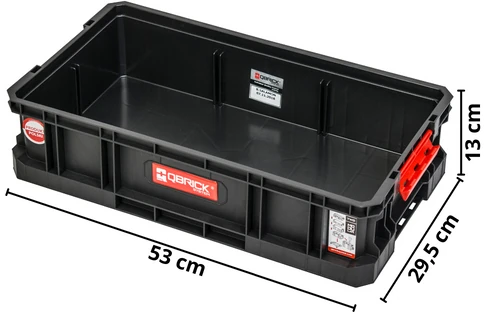 kosz narzędziowy Qbrick System Two Box 100 - wymiary