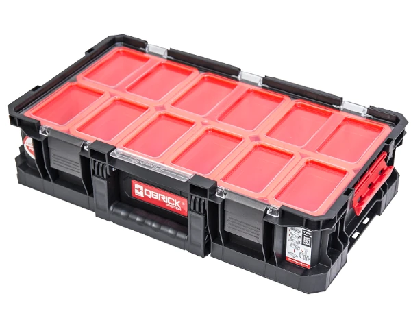 walizka narzędziowa organizer z 9 pojemnikami Qbrick System Two Plus
