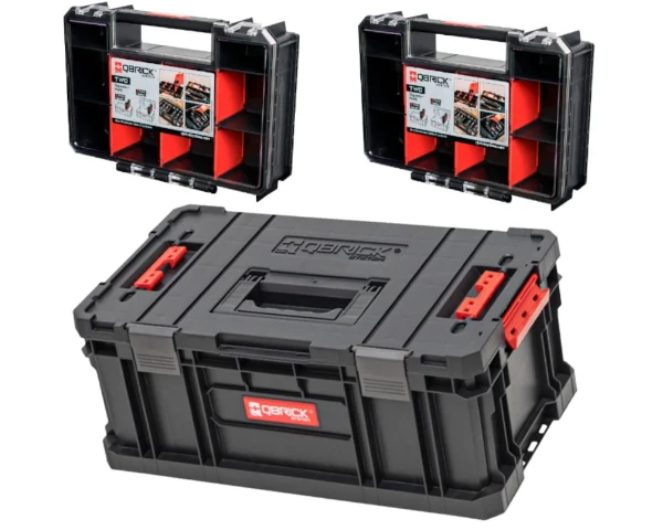zestaw skrzynka narzędziowa Qbrick System Two Toolbox Plus  Vario + 2 organizery Multi