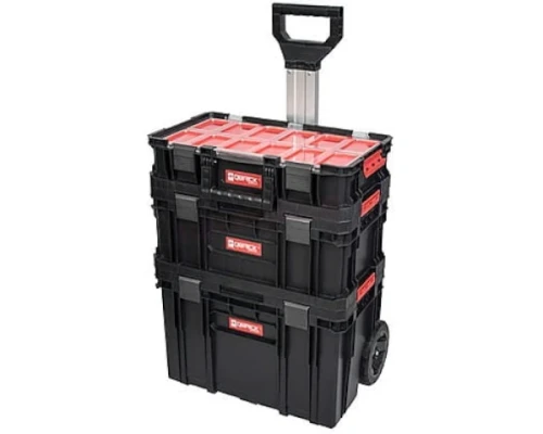 Zestaw skrzynek narzędziowych na kółkach Qbrick System Two Cart Set Plus