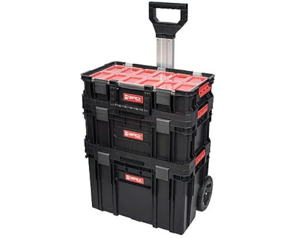 Zestaw skrzynek narzędziowych na kółkach Qbrick System Two Cart Set Plus
