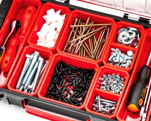 Organizer na narzędzia z pojemnikami 45 cm Qbrick System PRO 100