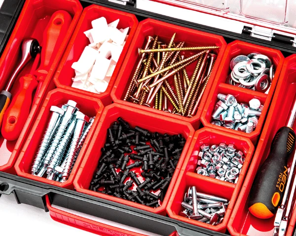 Organizer na narzędzia z pojemnikami 45 cm Qbrick System PRO 100