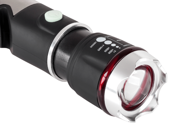 Latarka LED wielofunkcyjna nóż młotek 8w1 Rebel