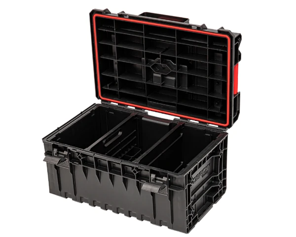 średnia skrzynka narzędziowa otwarta z zestawu Qbrick One Cart Technik Set 2.0