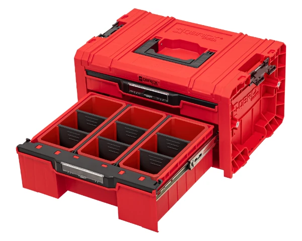 Organizer na narzędzia z szufladami PRO Drawer 2 Expert RED Ultra HD