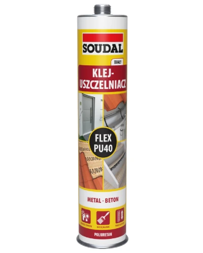 Klej poliuretanowy soudal-300ml pu40 szary