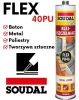 klej poluretanowy soudal flex pu40 szary