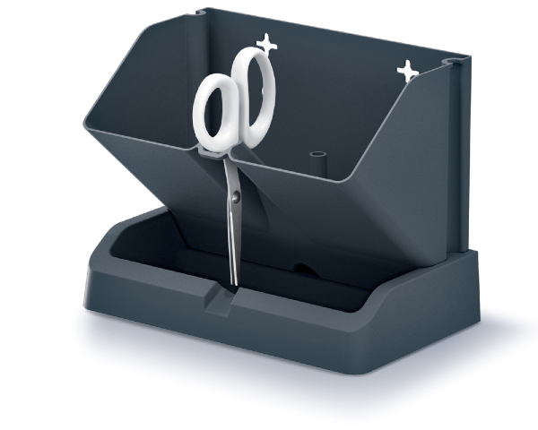 Ogród wertykalny antracyt stojący Mini Cascade 4x1L