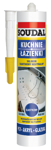 Po terminie: Silikon sanitarny kuchnie łazienki przezroczysty