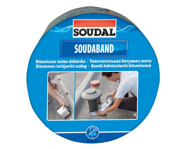 Taśma dekarska uszczelniająca 15 cm x 10 m kolor aluminiowy Soudaband