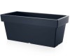 Doniczka prostokatna antracyt Lofly 39 cm