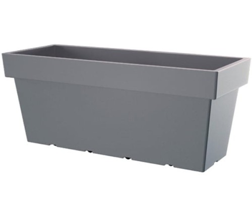 Donica prostokatna 39 cm szara Lofly Case