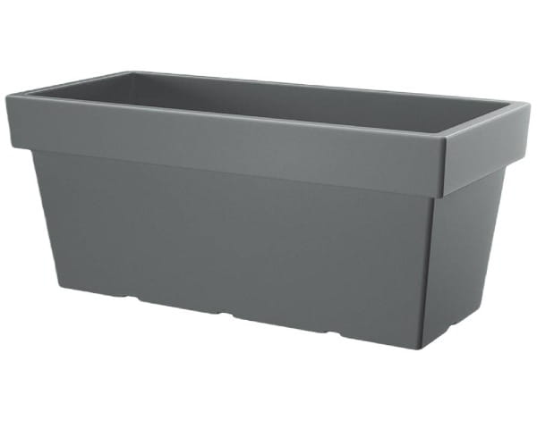Donica prostokatna 58 cm szara Lofly Case
