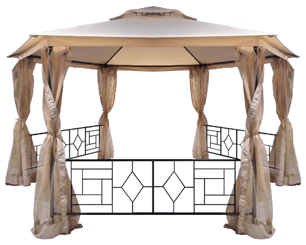 Pawilon ogrodowy sześciokątny 4 x 2,75 m Teesa Tokio