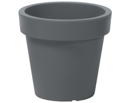 Donica okragla plastikowa szara 52 l Lofly Round