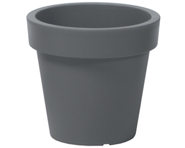 Donica okragla plastikowa szara 52 l Lofly Round