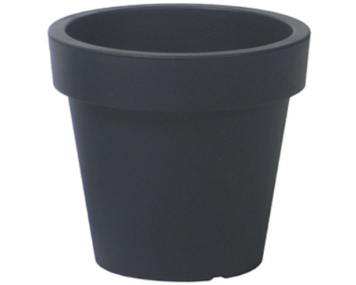 Doniczka okragla plastikowa 11,5 l antracyt Lofly Round