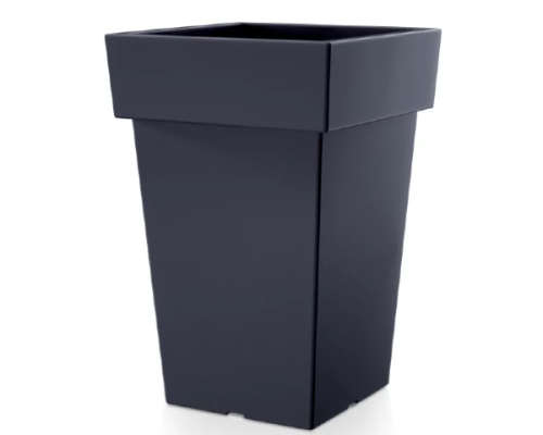 Donica wysoka kwadratowa 24,3 L antracyt Lofly Square