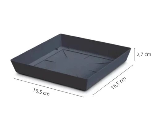 podstawka lofly square 16,5 antracyt wymiary
