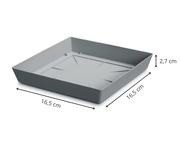 podstawka lofi square 16,5 szara wymiary