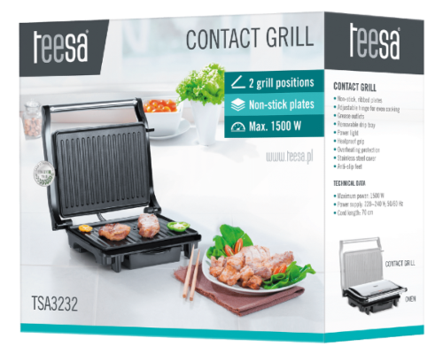Grill elektryczny panini 1500W Teesa - box