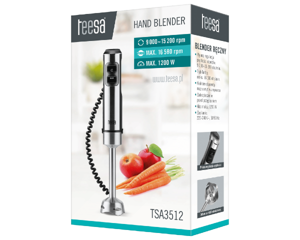 Blender ręczny z regulacją turbo Teesa TSA3512