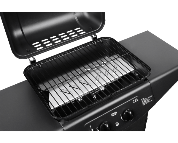 Grill gazowy ogrodowy 2 palniki ruszt 5kW Teesa
