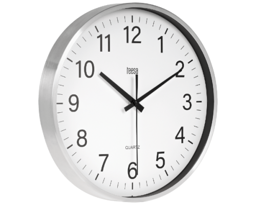 Zegar okragly 30cm na sciane Teesa - widok z boku