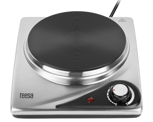 Kuchenka elektryczna jednopalnikowa stalowa 1500W Teesa TSA0202