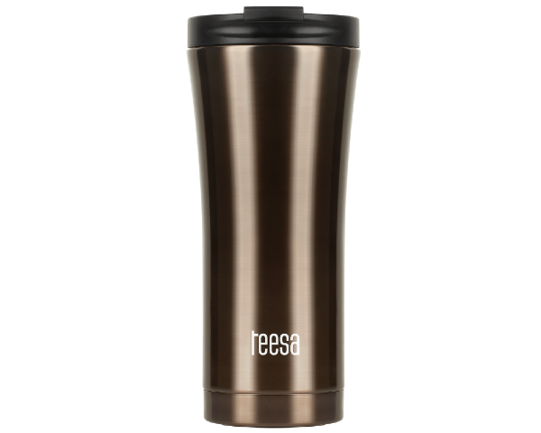 Kubek termiczny stalowy 500ml brązowy Teesa TSA0008