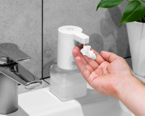 Bezdotykowy dozownik mydła w pianie akumulatorowy Teesa