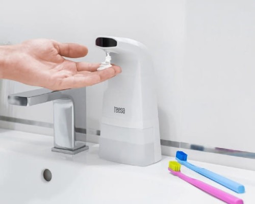 Automatyczny dozownik mydła w pianie biały Teesa