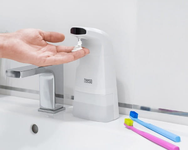 Automatyczny dozownik mydła w pianie biały Teesa