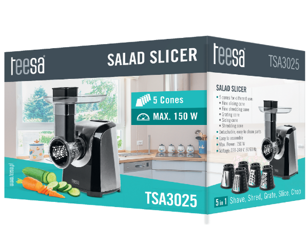 Elektryczna szatkownica do warzyw Teesa TSA3025