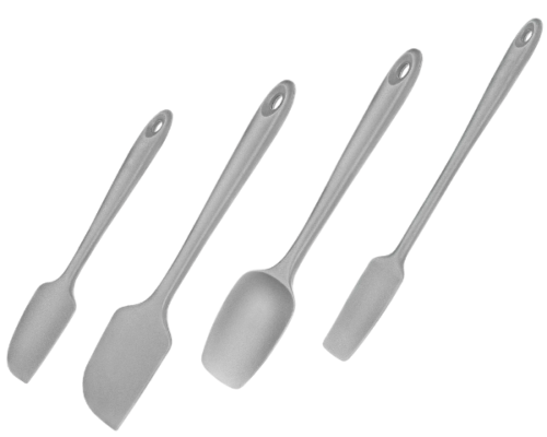 Silikonowe szpatułki przybory kuchenne 4szt Teesa TSA0175