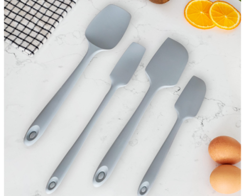 Silikonowe szpatułki przybory kuchenne 4szt Teesa TSA0175