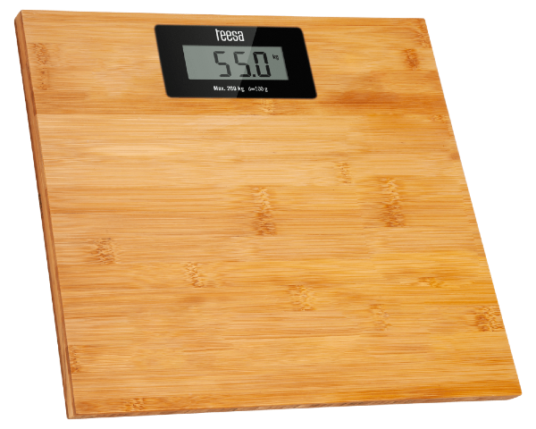 Waga łazienkowa bambusowa elektroniczna 200kg Teesa TSA0809